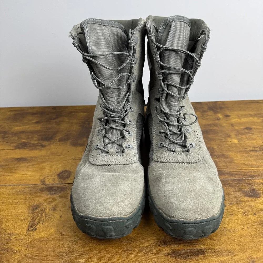 Rocky S2V Special Ops Boots Mens Size 13 Gray Suede Combat Tactical Vibram